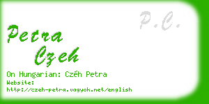 petra czeh business card